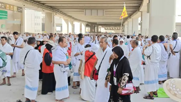 Kemenhaj pastikan proses pergerakan jemaah haji Indonesia pada fase puncak ibadah haji atau Armuzna berjalan lancar, tertib, dan terkendali. (Sumber Foto: Dok. Kemenhaj)