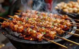Ilustrasi cara membuat sate kambing empuk dan tidak bau (Sumber : Freepik)