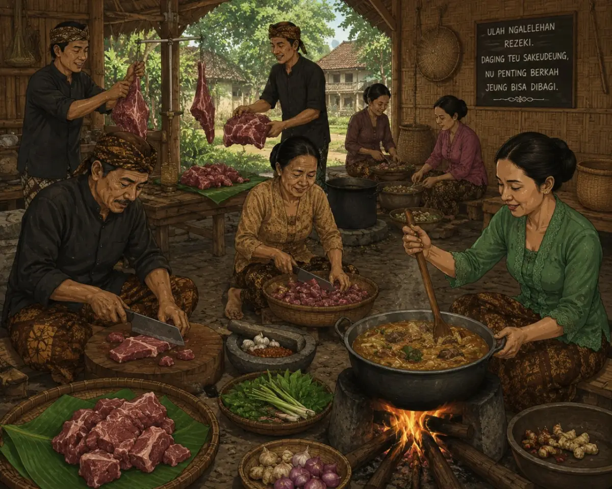 Cara Leluhur Sunda Dulu Mengolah dan Menyimpan Daging Sebelum Ada Kulkas