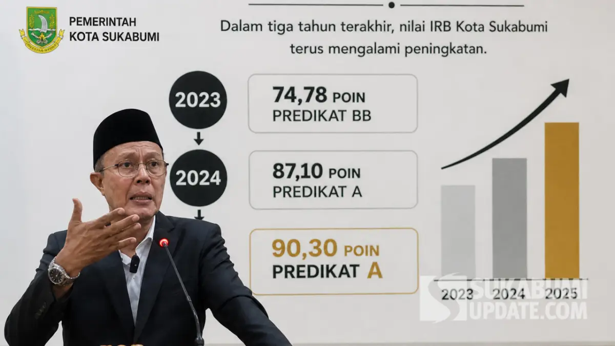 Reformasi Birokrasi Kota Sukabumi Tembus 90,30 Point, Diganjar Predikat A