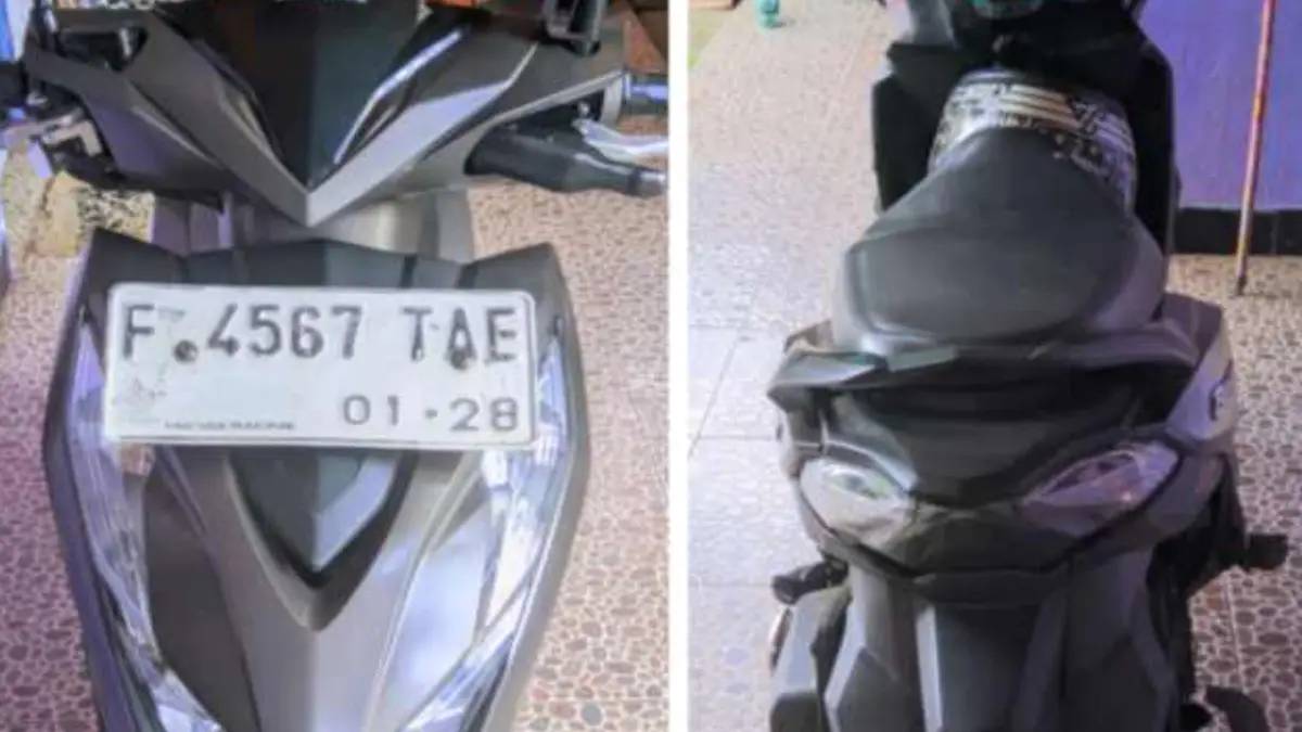 Dobel Kunci Tak Berkutik, Maling Motor Gasak Beat di Nyomplong Sukabumi