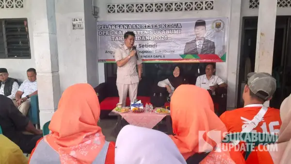 Kegiatan Reses Dewan teddy Setiadi di Bojongkokosan, Parungkuda, Sukabumi. Rabu (3/6/2026). (Sumber: SU/Ibnu Sanubari)