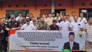 Kegiatan reses Dewan Teddy Setiadi di Desa Kompa, Kecamatan Parungkuda, Rabu (3/6/2026). (Sumber: Istimewa)