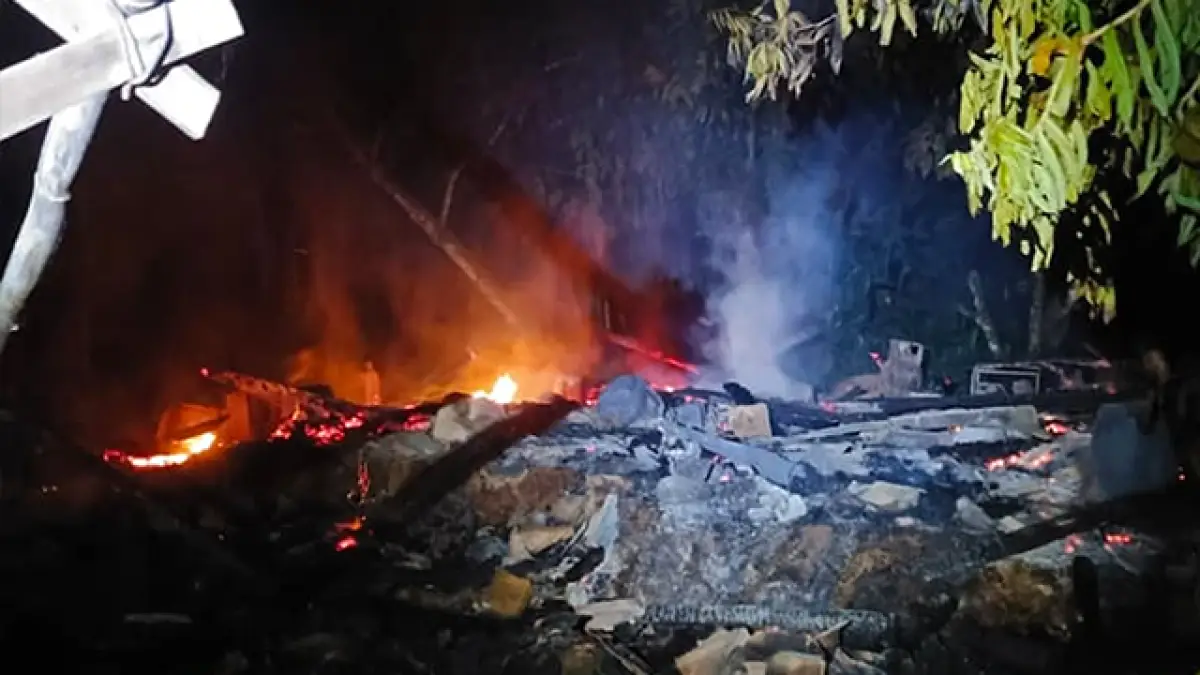 Gudang Alat Pertanian di Cidadap Sukabumi Ludes Terbakar, Kerugian Ditaksir Rp20 Juta