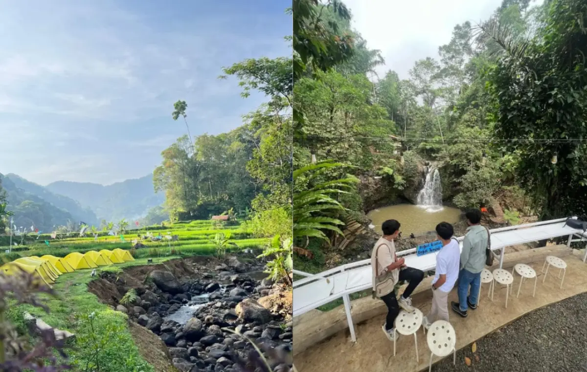 Serunya Tempat Camping di Subang Ini, Malamnya Berkemah Siangnya Main ke Curug