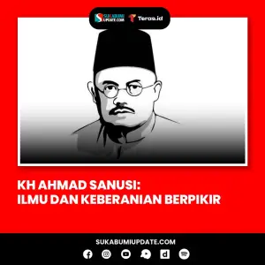 Ilustrasi Figur KH Ahmad Sanusi (Sumber: tim medsos)