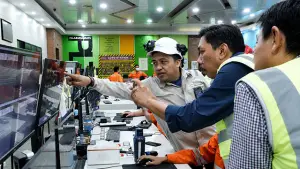 PLN IP UBP JPR saat kedatangan Tim Verifikator dari  
Kementerian Kelautan dan Perikanan (KKP) 
 (Sumber : Istimewa.)