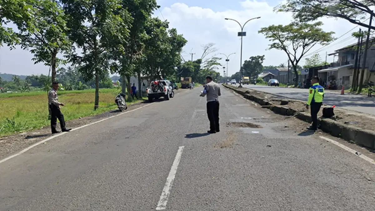 Penjelasan Pengendara CBR, Pejalan Kaki Tewas Tertabrak Saat Nyebrang di Jalur Lingsel Sukabumi