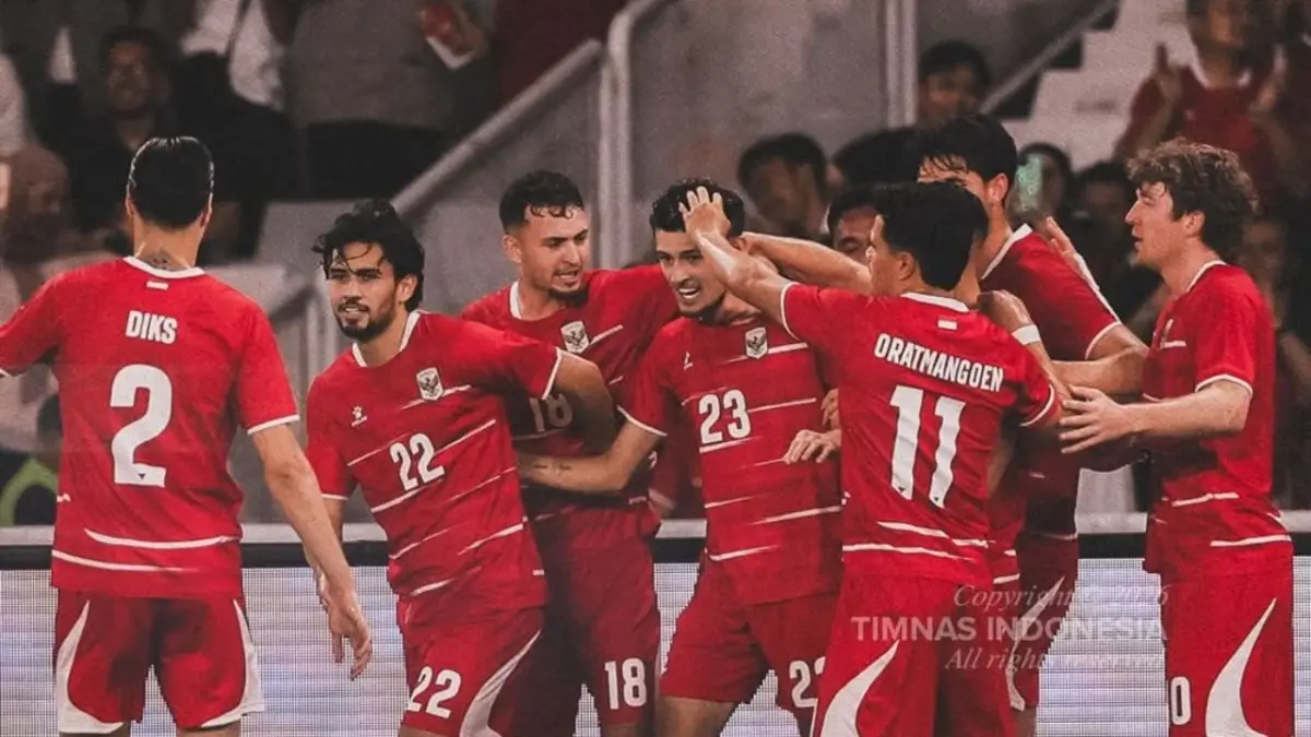 Menang Telak 3-0 atas Oman, Timnas Indonesia Akhiri Penantian 38 Tahun
