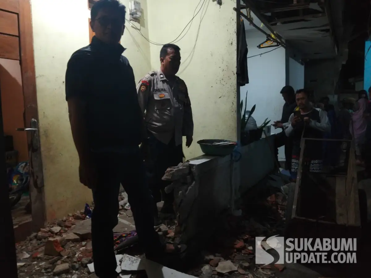 Tabung Gas Pengisian Balon Meledak di Lembursitu Sukabumi, 4 Rumah Rusak
