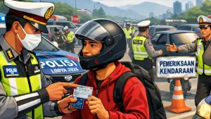 Ilustrasi AI. Operasi Lodaya 2026 (Sumber: copilot)