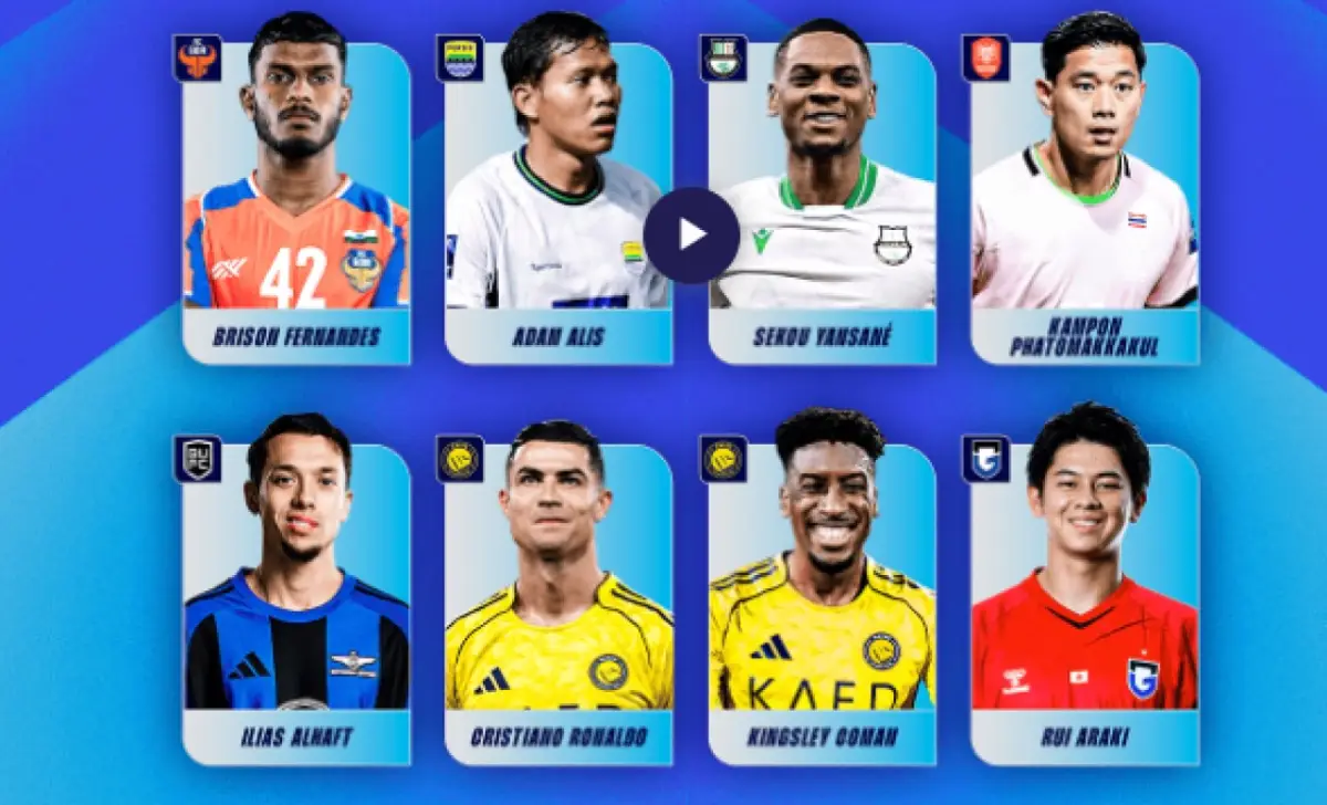 Gelandang Persib Bandung, Adam Alis Ungguli Ronaldo dalam Magic Moment of the Season AFC