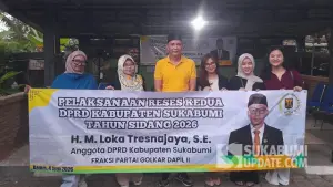 Kegiatan resesn Dewan Loka Tresnajaya di Desa Benda, Kecamatan Cicurug, Kabupaten Sukabumi, Minggu (7/6/2026). (Sumber: SU/Ibnu Sanubari)
