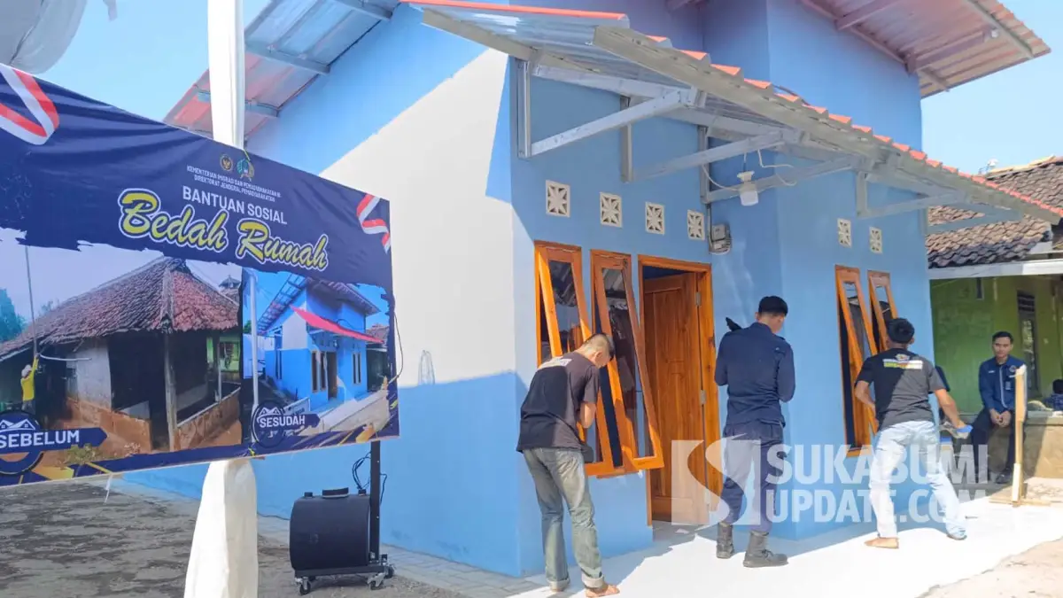 Maryono Tak Lagi Cemas Saat Hujan, Program Bedah Rumah Imipas Diapresiasi Bupati Sukabumi