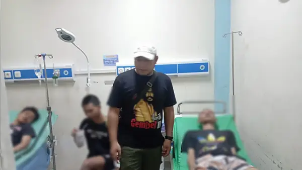 Tiga korban tragedi berdarah di Kampung Pamuruyan, Desa Cisarua, Kecamatan Nagrak, Kabupaten Sukabumi, pada Kamis (11/6/2026) malam. (Sumber : Istimewa.).