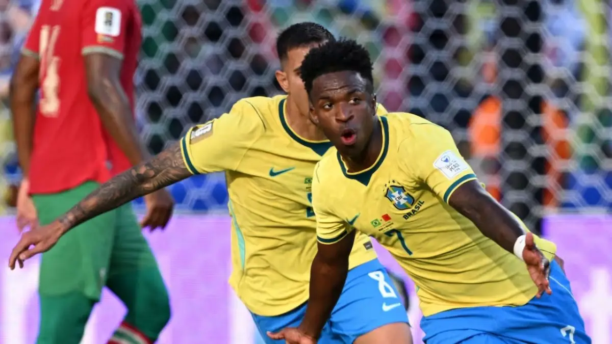 Brasil Ditahan Maroko 1-1, Vinicius Junior Balas Gol Indah Ismael Saibari