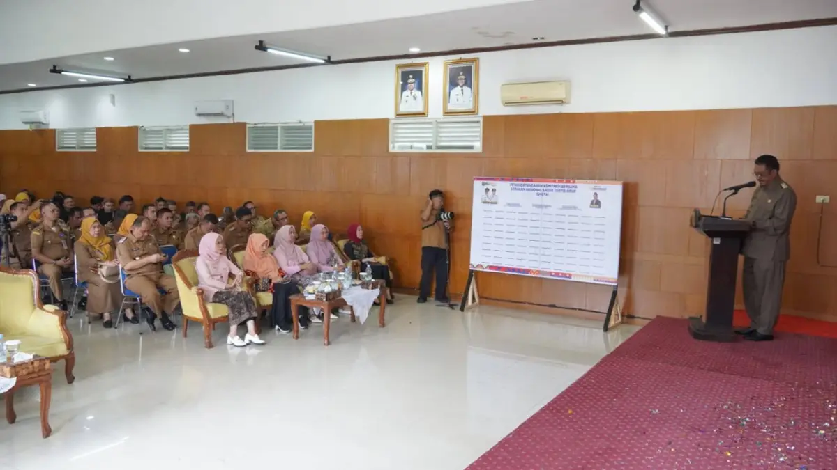 Tandatangani Komitmen GNSTA, Bupati Sukabumi Tekankan Pentingnya Arsip dan Perpustakaan