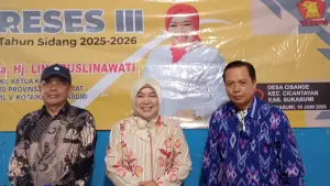 Reses III Dewan Provinsi, Lina Ruslinawati di Desa Cisande, Kecamatan Cicantayan, Kabupaten Sukabumi. Rabu (10/6/2026). (Sumber: Istimewa)