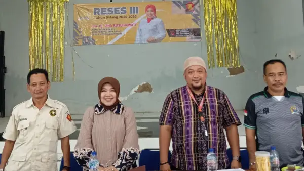 Kegiatan reses III Anggota DPRD Provinsi Jabar, Lina Ruslinawati di Desa Cidadap, Kecamatan Simpenan, Kabupaten Sukabumi. Jumat (12/6/2026). (Sumber: Istimewa)