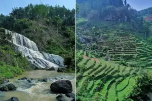 Curug Cikurutug, salah satu permata tersembunyi yang ada di Selatan Sukabumi (Sumber : Gmaps)