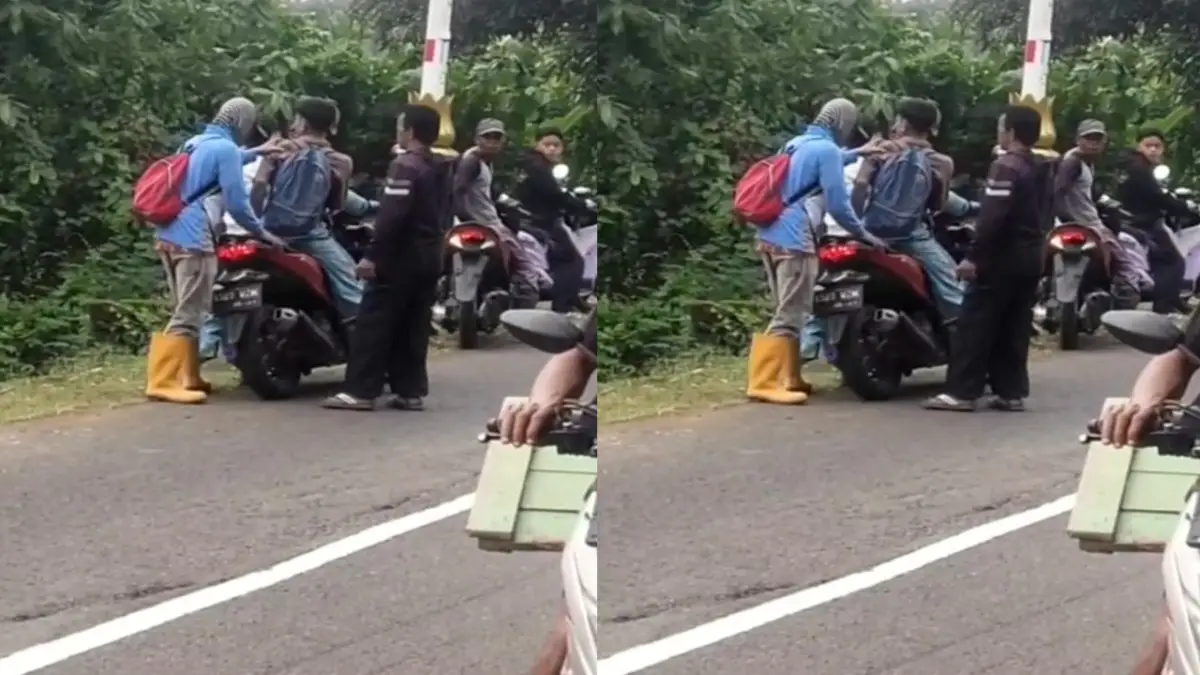 Tawuran di Simpenan Satu Pelajar Dibacok Celurit, 9 Diamankan Polisi