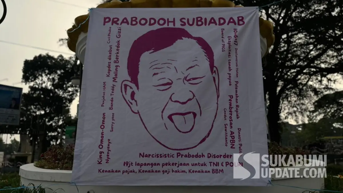Suara Sukabumi dari Tugu Adipura, Mahasiswa Nusa Putra Kritik Kebijakan Tidak Pro Rakyat