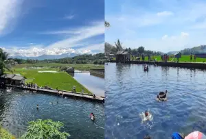 Mata Air Cigede adalah salah satu tempat berenang alami yang ada di Garut, Jawa Barat dan mehyimpan cerita-cerita unik (Sumber : Gmaps)