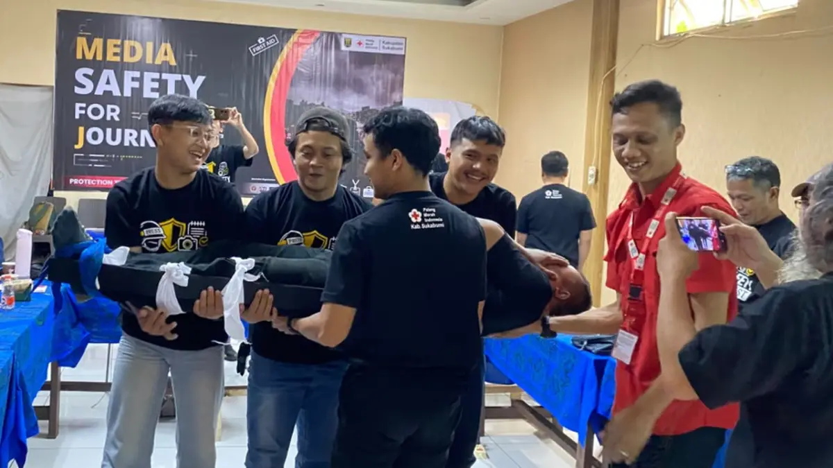 Tak Hanya Meliput, Jurnalis Sukabumi Dilatih Tangani Situasi Darurat