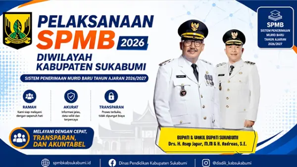 SPMB 2026 Kabupaten Sukabumi. (Sumber : Istimewa.).