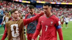 Kekecewaan Cristiano Ronaldo setelah Portugal gagal menang menghadapi Kongo di Piala Dunia 2026 (Sumber: web/en.as.com)