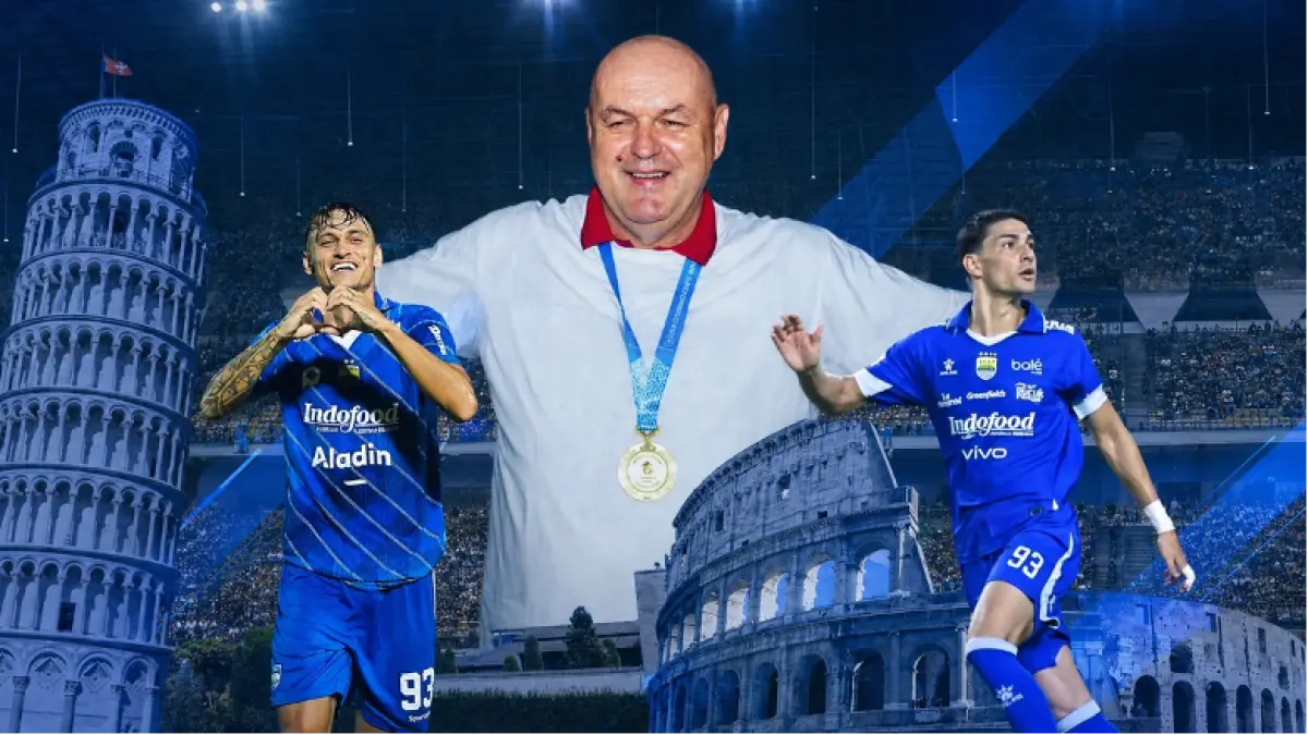 Bojan Hodak, Federico Barba, dan Stefano Beltrame Antar Persib Kembali ke Singgasana