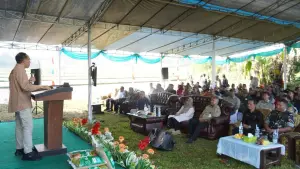 pelaksanaan Gerakan Tanam Padi Serentak se-Jawa Barat di Kecamatan Nyalindung, Kabupaten Sukabumi pada Kamis (18/6/2026). (Sumber: Dokpim)