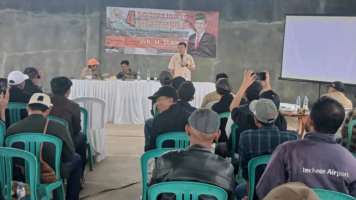 Slamet Ajak Warga Sagaranten Perkuat Semangat Kebangsaan Lewat Empat Pilar MPR RI