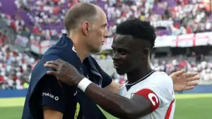 Bukayo Saka diragukan tampil saat Inggris meghadapi Ghana di Piala Dunia 2026 (Sumber: web/bbc.com)