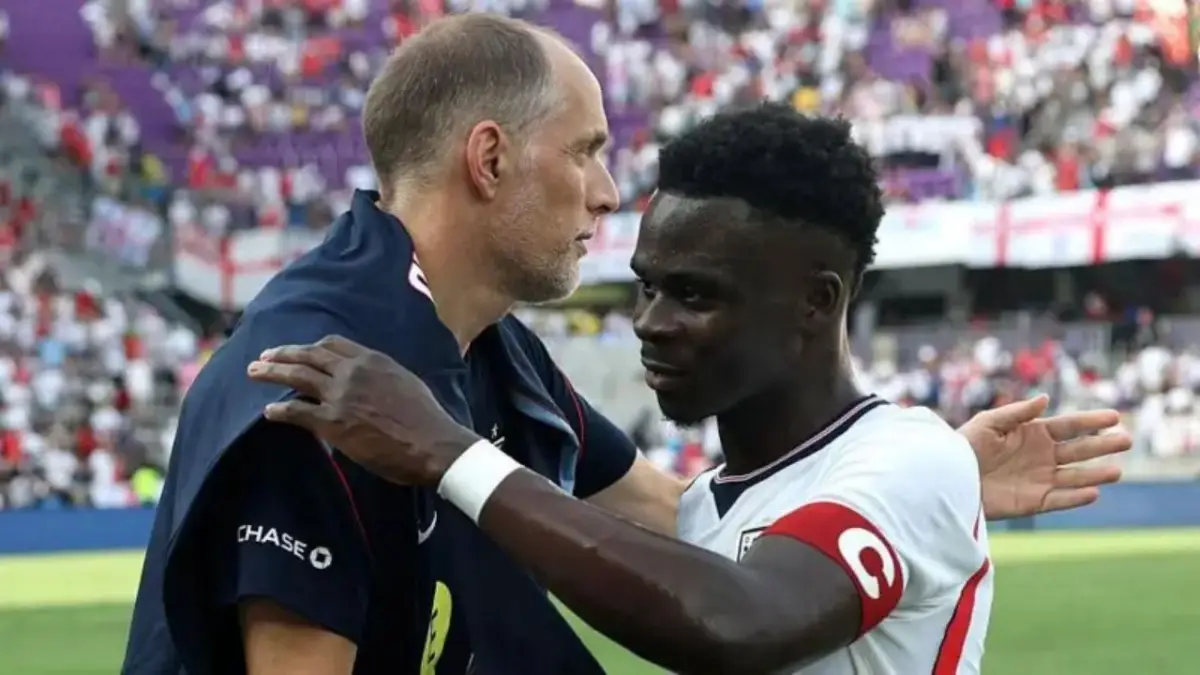 Thomas Tuchel Kehilangan Bukayo Saka Jelang Duel Inggris vs Ghana di Piala Dunia 2026