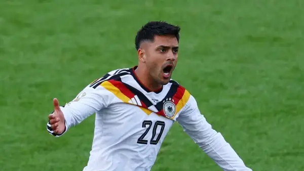 Selebrasi Denis Undav setelah berhasil menjadi penentu kemenangan Jerman atas Pantai Gading di Piala Dunia 2026. (Sumber: web/en.as.com)
