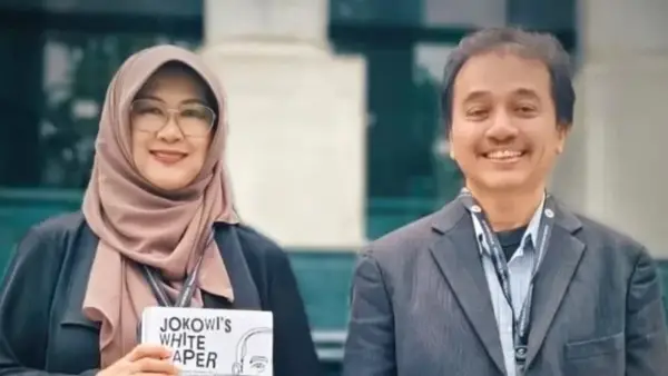 Roy Suryo dan dr Tifa. (Sumber: Istimewa)
