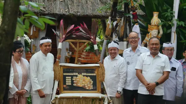 Wali  Kota Sukabumi, Ayep Zaki saat menghadiri Pencanangan Sensus Ekonomi 2026 di Lembur Pakuan, Subang, Jawa Barat, Minggu (21/6/2026).. (Sumber: Dokpim)