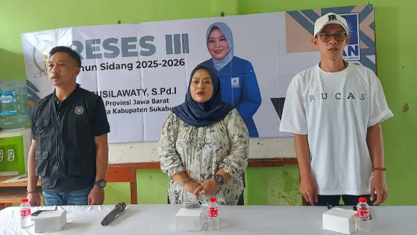 Jumat 19 Juni 2026, Anggota DPRD Jabar Dessy Susilawati reses di Nagrak Utara Kabupaten Sukabumi (Sumber : dok tim)