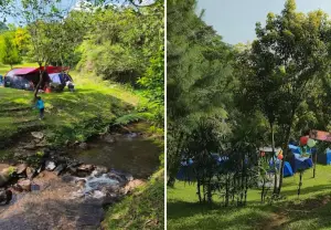 Gili-gili camp Subang, tempat camping keluarga yang dekat dengan air terjun Curug Sadim (Sumber : Gmaps)