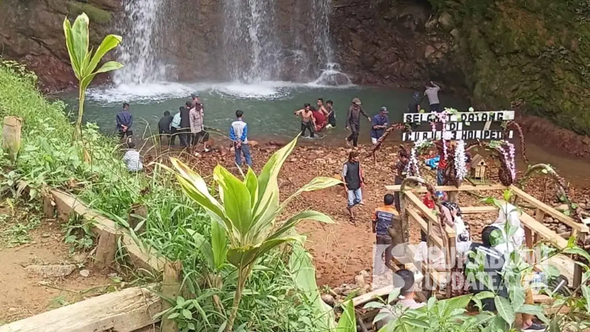 2 Jam Pencarian, Remaja Tenggelam di Curug Tiga Jayanegara Sukabumi Ditemukan Meninggal