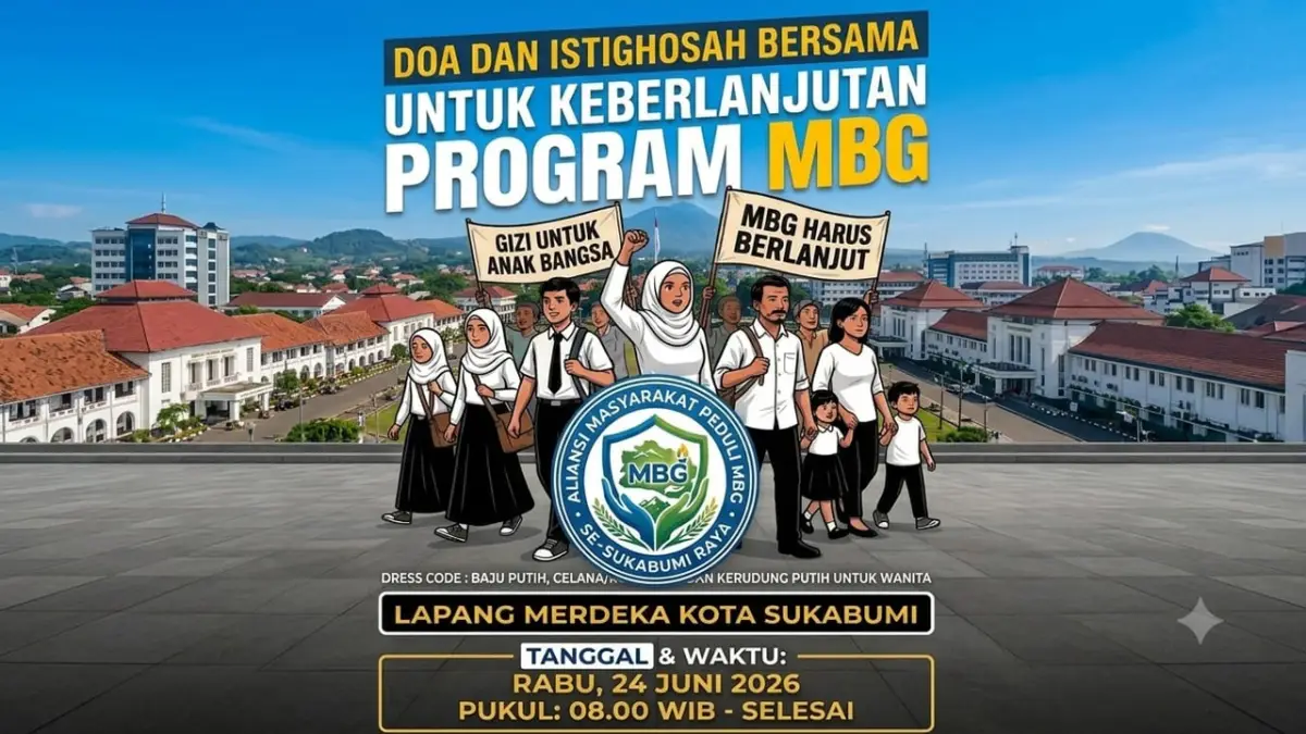 Ribuan Massa Siap Hadiri Istighosah di Lapdek Sukabumi, Dukung Program MBG