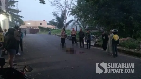 Ende mantan RT Cikearo ditemukan tewas tak jauh dari rumahnya di Jalan Cemerlang Kota Sukabumi (Sumber: dok warga)