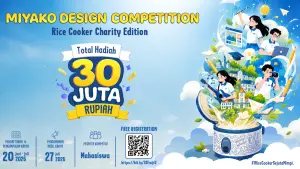 Flyer Miyako Design Competition - Charity Edition (Sumber: dok miyako)