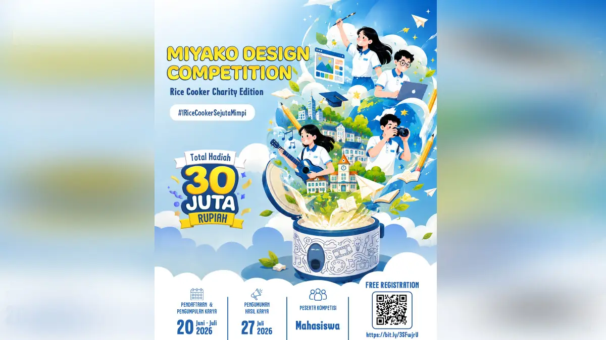Miyako Design Competition - Charity Edition: Ajak Mahasiswa DKV Berkreasi Dukung Pendidikan