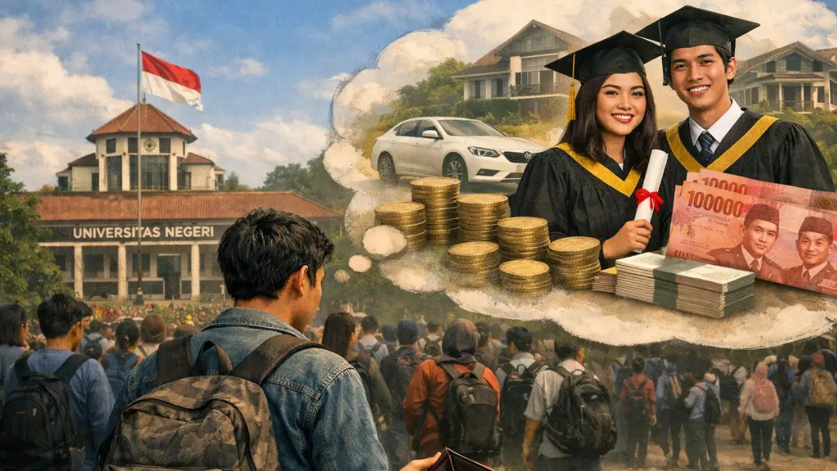 Mimpi Mahal Kampus Negeri, 60 Ribu Calon Mahasiswa Lolos Penerimaan Pilih Mundur