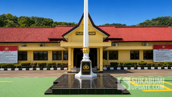 Mapolres Sukabumi di Palabuhanratu | Foto : Istimewa/Sukabumiupdate