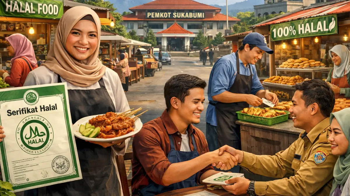 Oktober 2026 Wajib Halal! Pemkot Sukabumi Siapkan Stimulus untuk Pelaku Usaha Mikro