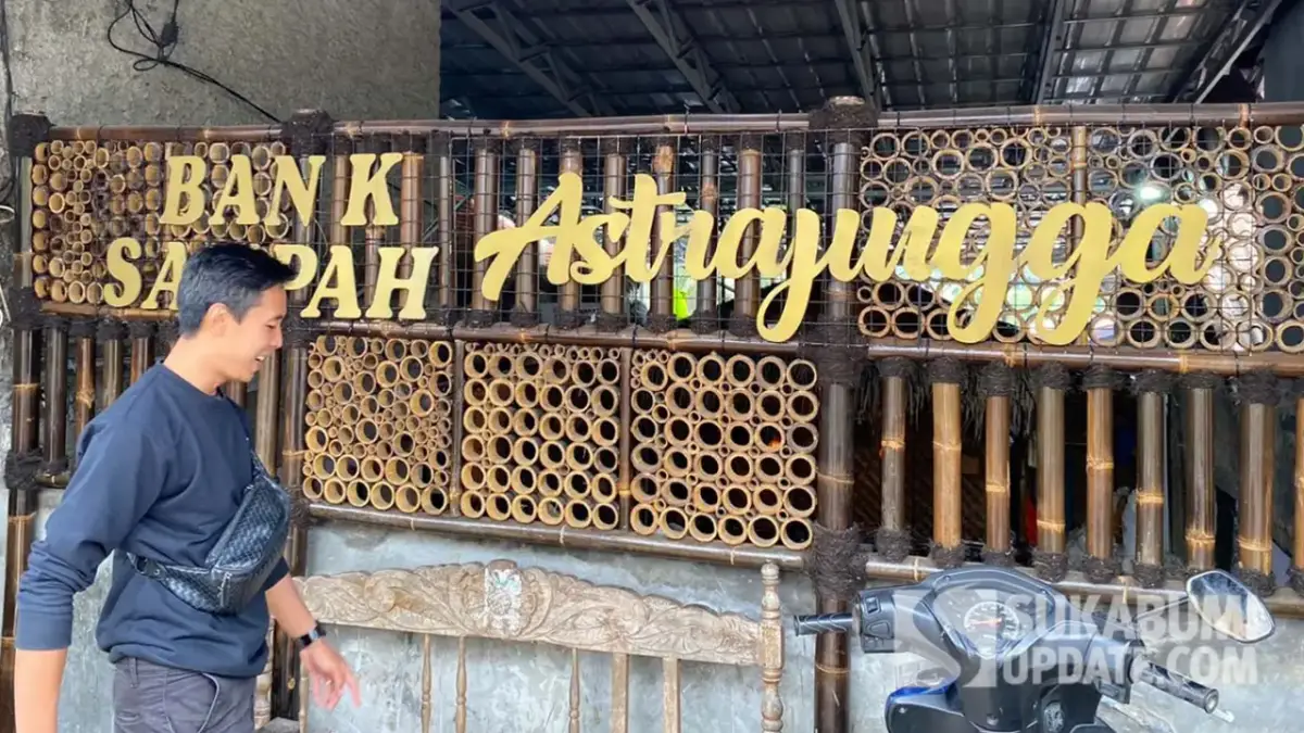 Potret Bank Sampah Astrajingga di Cikole, Kota Sukabumi.