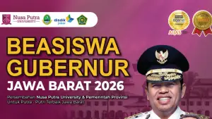 Beasiswa Gubernur Jabar 2026 di Nusa Putra University (Sumber: dok nusput)